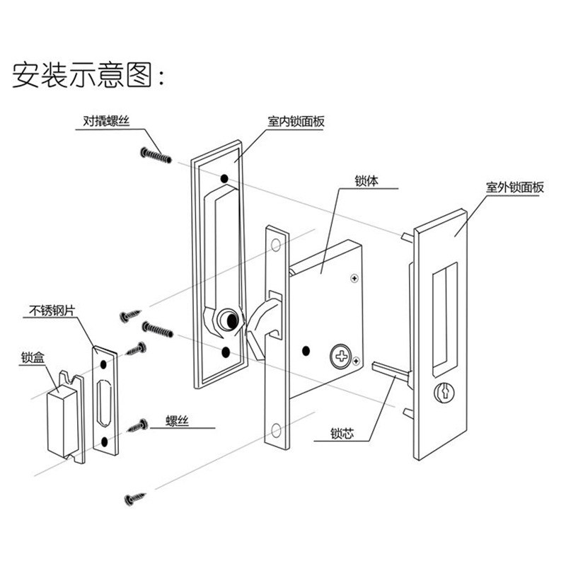 老司机黄色网站老司机黄色网RSL-606ET 移门推拉门锁
